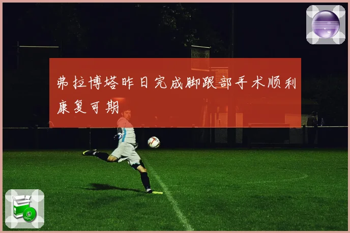 弗拉博塔昨日完成脚跟部手术顺利康复可期